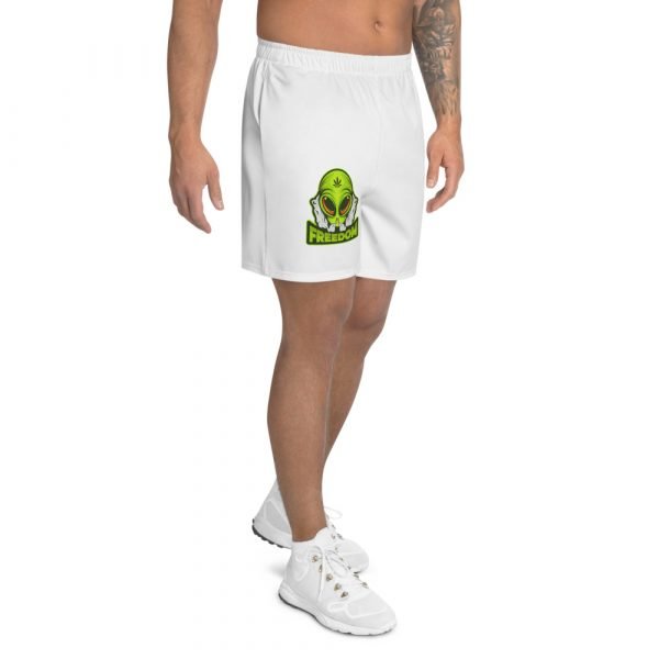 Alien Freedom – Men’s Athletic Long Shorts
